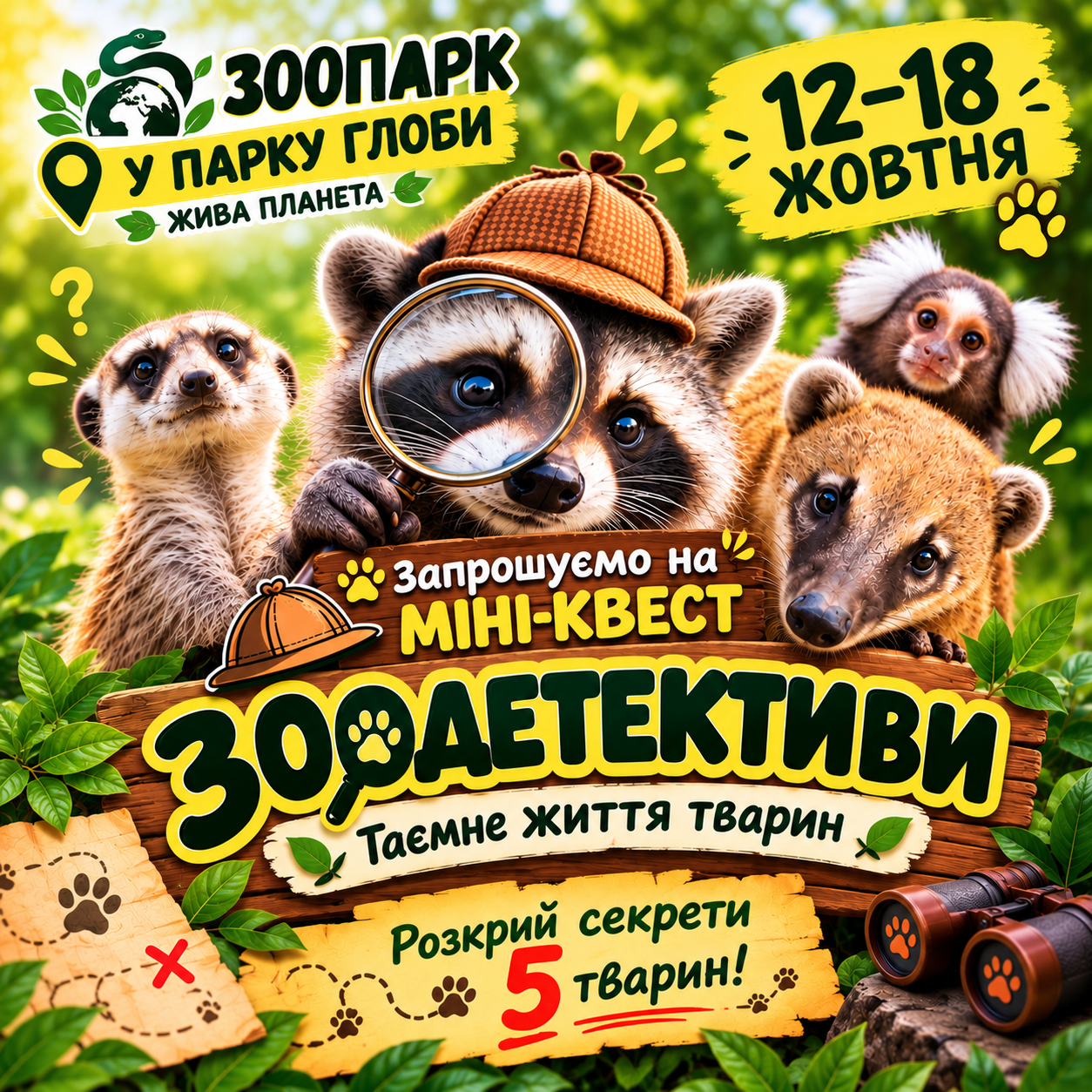 День батька у Зоопарку м. Дніпро День Батька у зоопарку - запрошуємо на свято у парк Глоби